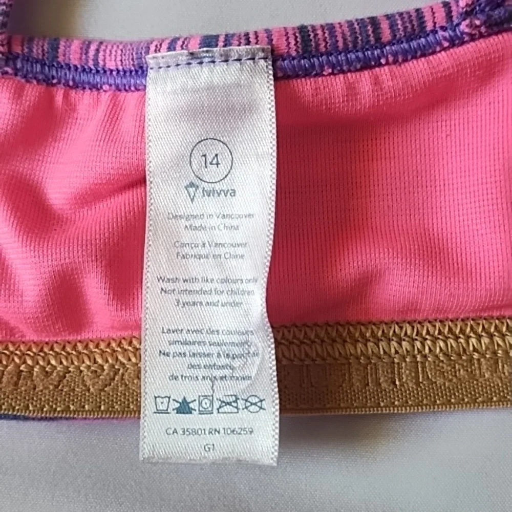 Ivivva Sports Bra Sz14